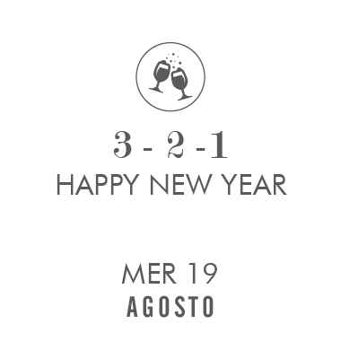3-2-1 Happy New Year – Mer 19 Agosto